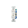 10 Pack Tomacorriente Doble, NEMA 5-15R, Blanco, Eaton - Imagen 2