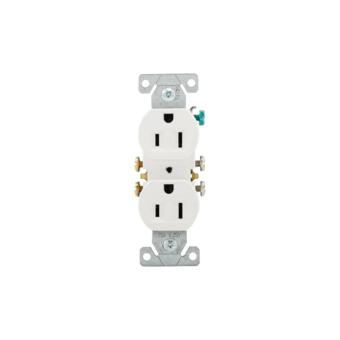 10 Pack Tomacorriente Doble, NEMA 5-15R, Blanco, Eaton - Imagen 7