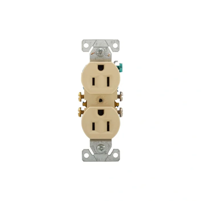 10 Pack Tomacorriente Doble, NEMA 5-15R, Marfil, Eaton - Imagen 7
