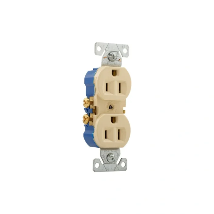 10 Pack Tomacorriente Doble, NEMA 5-15R, Marfil, Eaton - Imagen 6