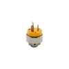 2 Pack Enchufe Aéreo Blindado, NEMA 10-20P, 14-10 AWG, Amarillo, Eaton - Imagen 4