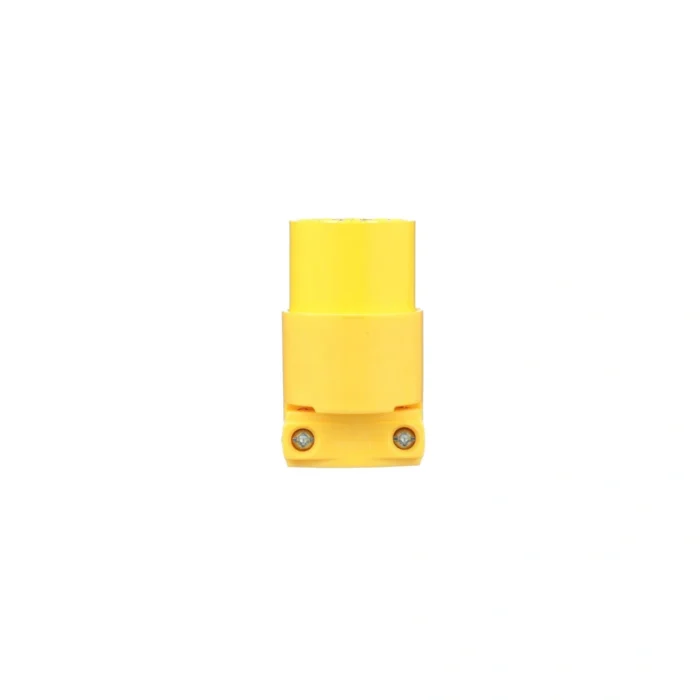 3 Pack Tomacorriente Aéreo de Vinil, NEMA 5-15R, 18-12 AWG, 125V, Amarillo, Eaton - Imagen 4