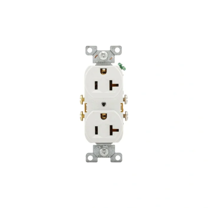 3 Pack Tomacorriente Doble, NEMA 5-20R (Ranura T), Blanco, Eaton - Imagen 4