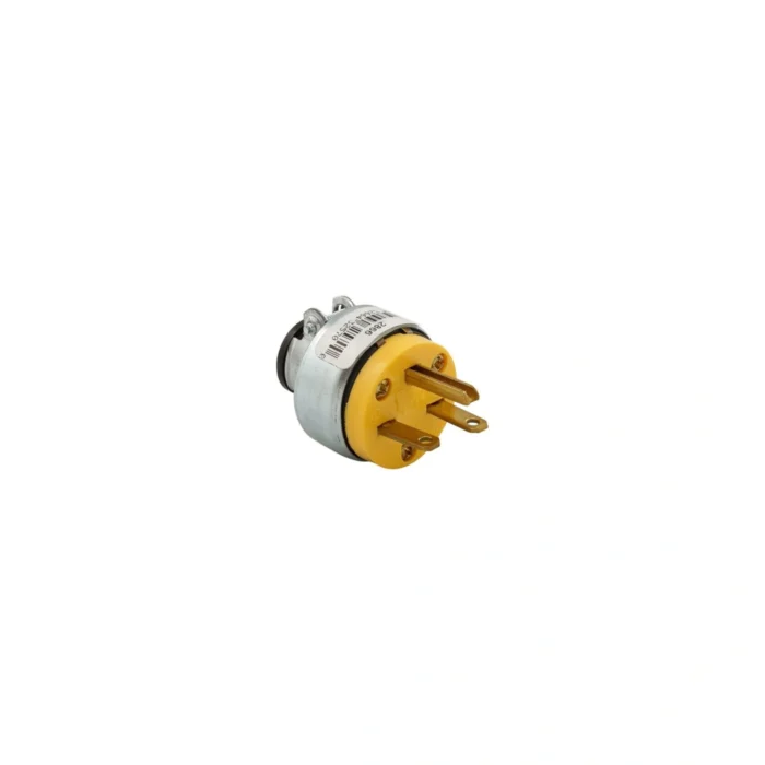 4 Pack Enchufe Aéreo Blindado, NEMA 6-15P, 14-10 AWG, 250V, Amarillo, Eaton - Imagen 3