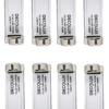 4 Pack Luminaria T8 Lineal Superficial, Simple, 120cm, Decolux