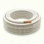 Cable THHW Calibre 6 AWG Blanco, Rollo 100m, Sigma