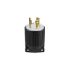 Enchufe Industrial Aéreo, NEMA L6-30P, 16-12 AWG, 250V, Negro, Twist Lock, Eaton - Imagen 2
