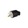 Enchufe Industrial Aéreo, NEMA L6-30P, 16-12 AWG, 250V, Negro, Twist Lock, Eaton - Imagen 3