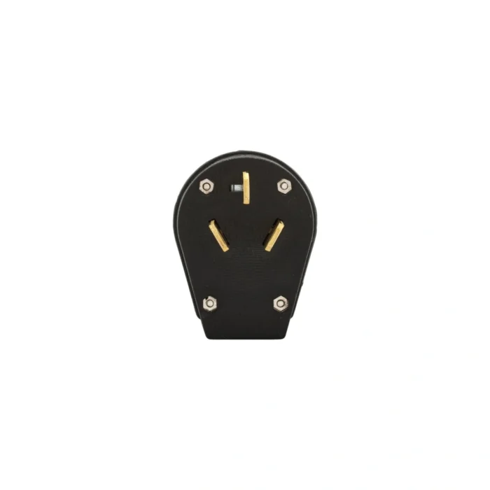 Enchufe Industrial, NEMA 10-50P, 10-8 AWG, 125/250V, Negro, Eaton - Imagen 2