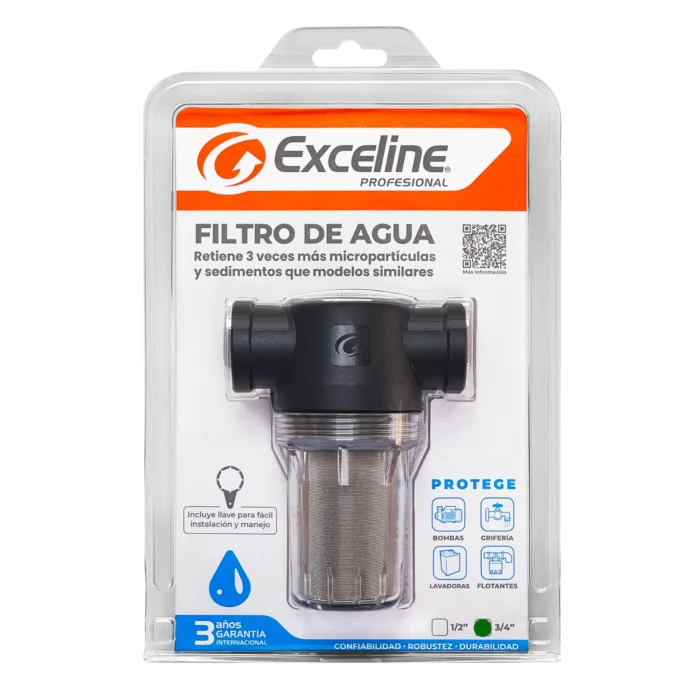 Filtro de Agua 3/4", Exceline - Imagen 2