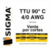 Cable TTU Calibre 4/0 AWG Negro, 90°, Por Metro, Sigma - Imagen 2
