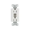 Tomacorriente Doble, NEMA 5-15R, 2 Puertos USB 3.1A, Blanco, Eaton - Imagen 2