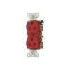 Tomacorriente Doble, NEMA 5-20R (Ranura T), Rojo, Eaton