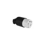 Tomacorriente Industrial Aéreo, NEMA L6-30C, 18-10 AWG, 250V, Negro Twist Lock, Eaton