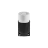 Tomacorriente Industrial Aéreo, NEMA L6-30C, 18-10 AWG, 250V, Negro Twist Lock, Eaton - Imagen 2