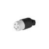 Tomacorriente Industrial Aéreo, NEMA L6-30C, 18-10 AWG, 250V, Negro Twist Lock, Eaton - Imagen 3