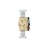 Tomacorriente Sencillo, NEMA 10-20R, Marfil, Eaton
