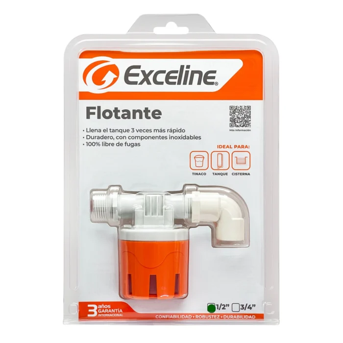Válvula con Flotador 1/2", Exceline - Imagen 3