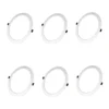 6 Pack Panel LED DOB Empotrable Redondo 3″, 4W, 6500K, Decolux