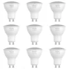 9 Pack Bombillo Dicroico GU10, 7W, 6000K, Samsung LED, Wellmax
