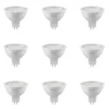 9 Pack Bombillo LED Dicroico Bi- Pin GU5.3, 7W, 3000K, Samsung LED, Wellmax