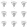 9 Pack Bombillo LED Dicroico Bi- Pin GU5.3, 7W, 6000K, Samsung LED,  Wellmax