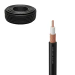 Cable Concéntrico Calibre 2X10 AWG Negro, Rollo 100m, Iconel