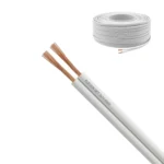 Cable SPT Calibre 2X14 AWG Blanco, Rollo 100m, Elecon