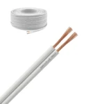 Cable SPT Calibre 2X14 AWG Blanco, Rollo 100m, Iconel