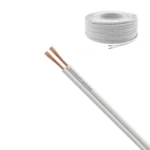 Cable SPT Calibre 2X18 AWG Blanco, Rollo 100m, Elecon