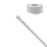Cable SPT Calibre 2X20 AWG Blanco, Rollo 100m, Elecon