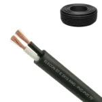 Cable ST-E Calibre 2x12 AWG Negro, Rollo 100m, Elecon
