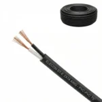 Cable ST-E Calibre 2x14 AWG Negro, Rollo 100m, Elecon