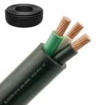 Cable ST-E Calibre 3x4 AWG Negro, Rollo 100m, Elecon