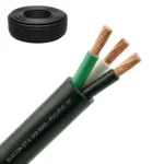 Cable ST-E Calibre 3x8 AWG Negro, Rollo 100m, Elecon