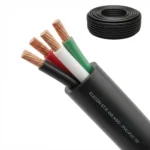 Cable ST-E Calibre 4x6 AWG Negro, Rollo 100m, Elecon