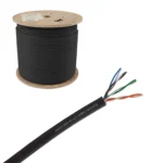 Cable de Red UTP Cat5e, Negro, Bobin 305m, Elecon