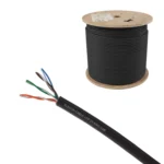 Cable de Red UTP Cat6, Negro, Bobina 305m, Elecon