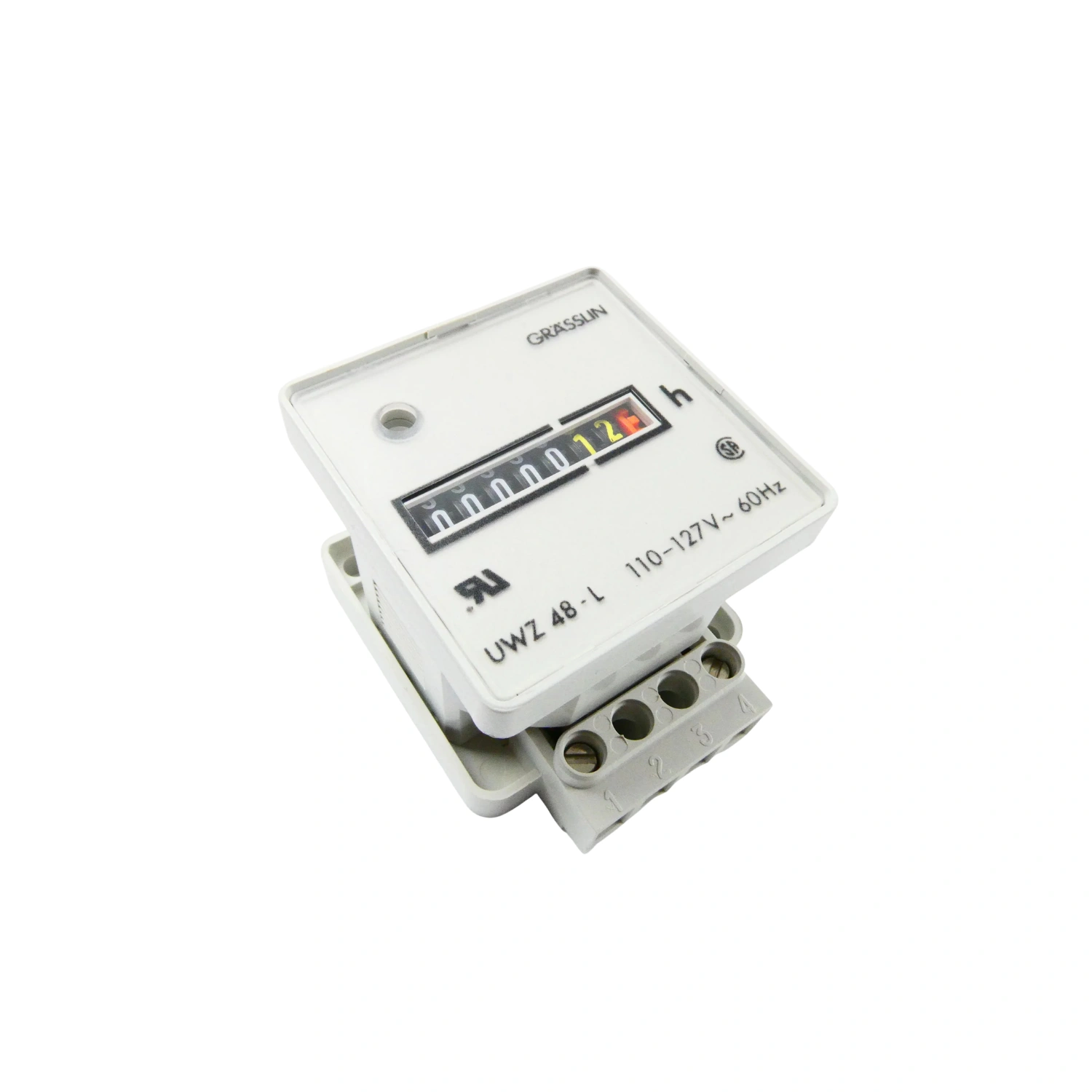 ElectriCaracas Contador de Horas Electromecánico, 110V, Taxxo 112, Grässlin 01 Contador de Horas Electromecánico, 110V, Taxxo 112, Grässlin - Imagen 1