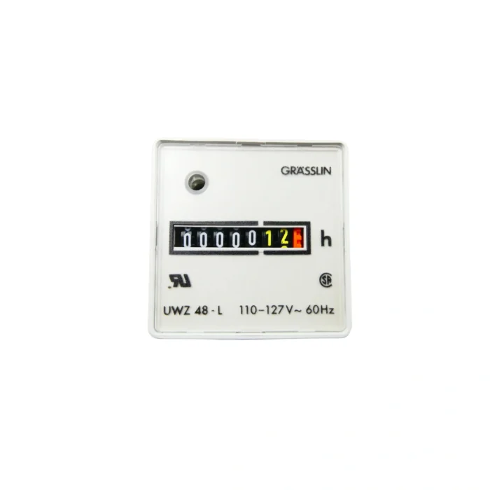Contador de Horas Electromecánico, 110V, Taxxo 112, Grässlin - Imagen 2