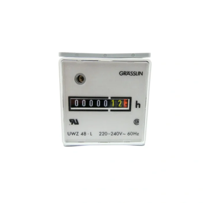 Contador de Horas Electromecánico, 220V, Taxxo 112, Grässlin - Imagen 2