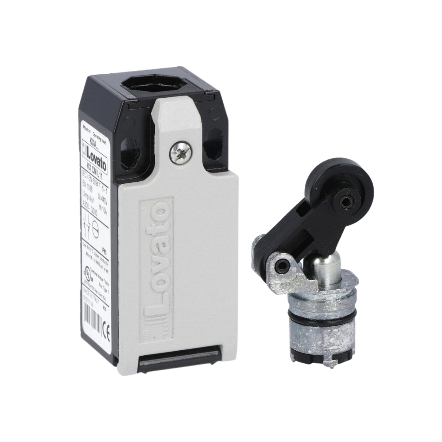 ElectriCaracas Final de Carrera Cuerpo Metálico, 1 Entrada, C_Leva y Rodillo, Lovato Electric 01 Final de Carrera Cuerpo Metálico, 1 Entrada, C/Leva y Rodillo, Lovato Electric - Imagen 1