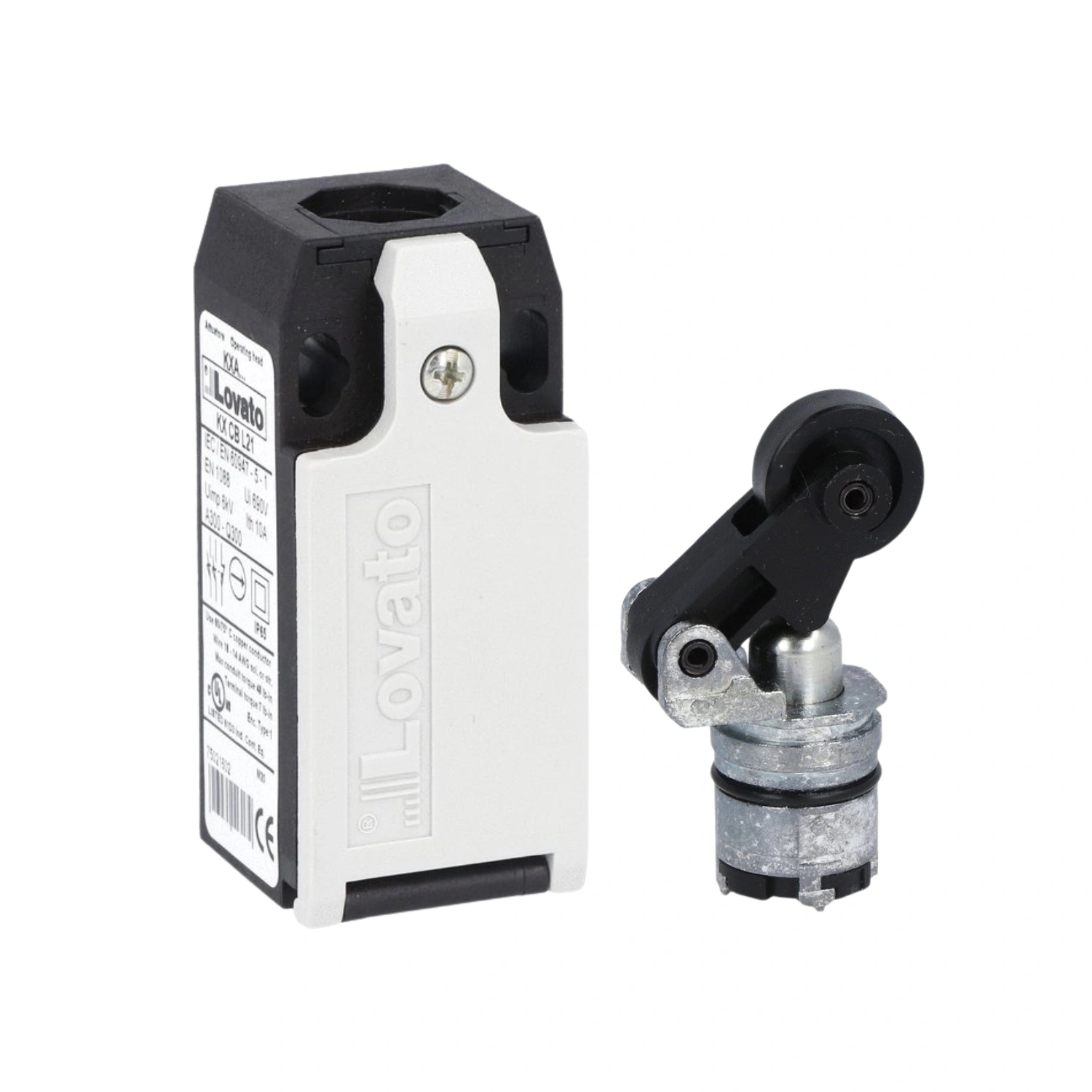 ElectriCaracas Final de Carrera Cuerpo Plástico, 1 Entrada, C_Leva y Rodillo, Lovato Electric 01 Final de Carrera Cuerpo Plástico, 1 Entrada, C/Leva y Rodillo, Lovato Electric - Imagen 1