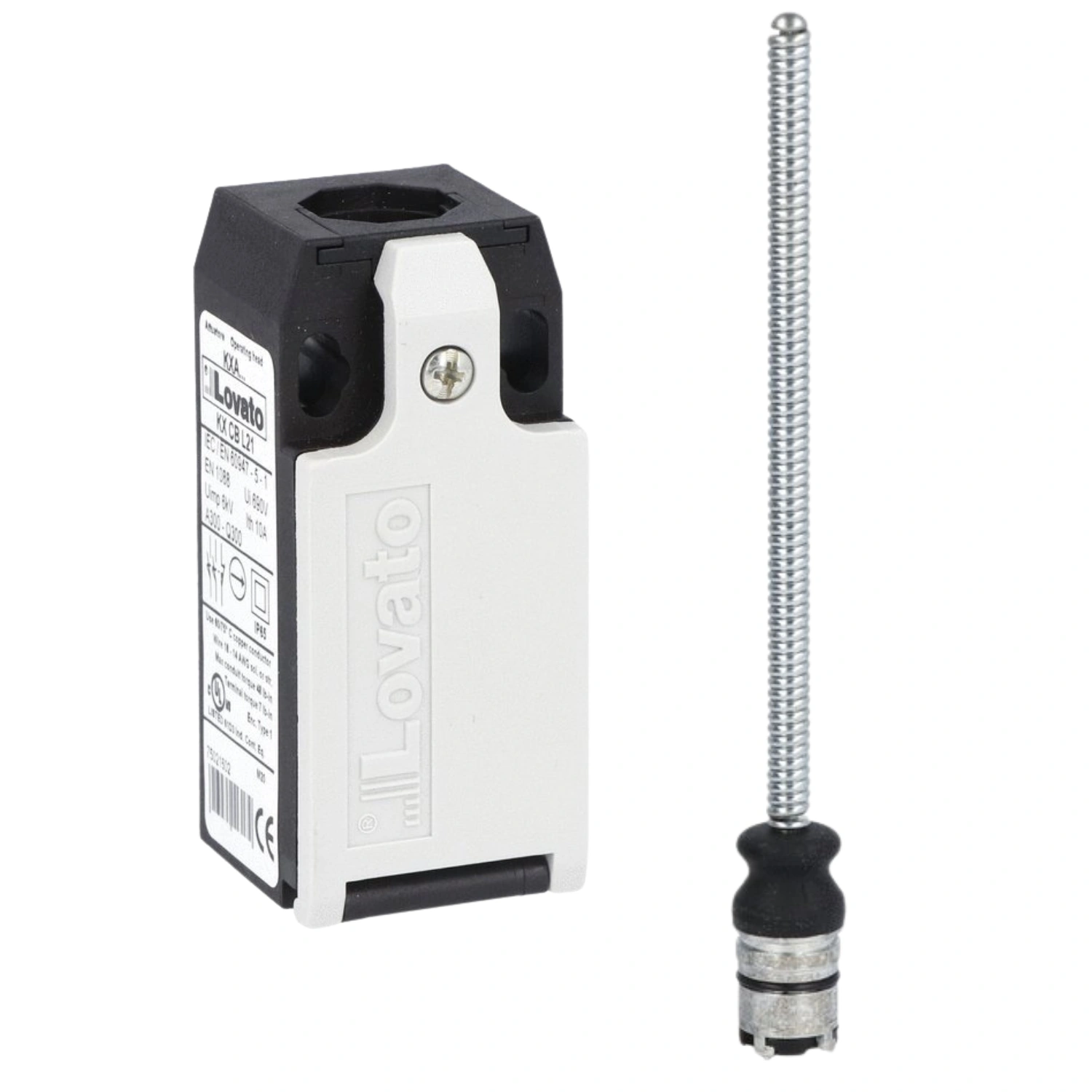 ElectriCaracas Final de Carrera Cuerpo Plástico, 1 Entrada, C_Varilla Omnidireccional, Lovato Electric 01 Final de Carrera Cuerpo Plástico, 1 Entrada, C/Varilla Omnidireccional, Lovato Electric - Imagen 1