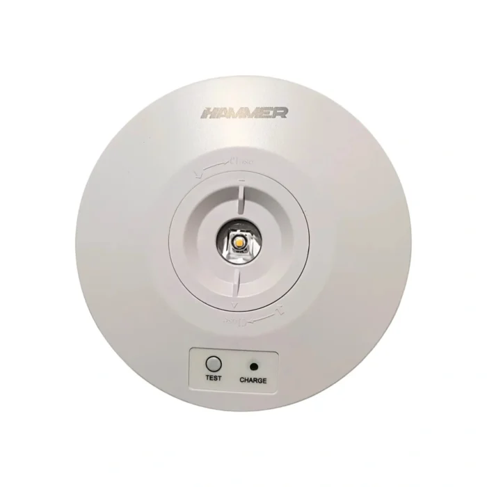 Lámpara de Emergencia Superficial, 4W, 3200K, Circle, Hammer - Imagen 2