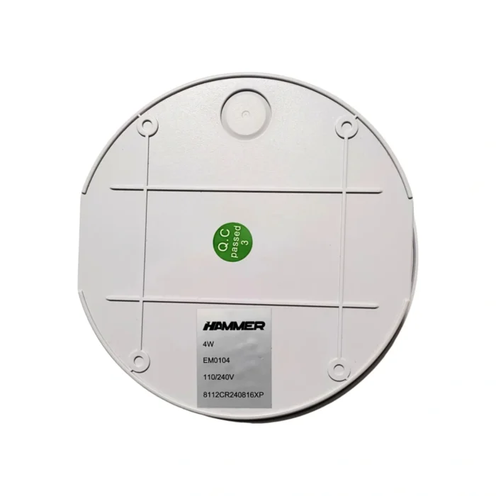 Lámpara de Emergencia Superficial, 4W, 3200K, Circle, Hammer - Imagen 3