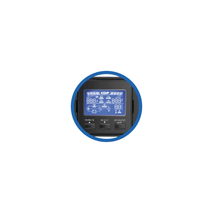 UPS Corporativo 5-12 Min. LCD Expandible 1500 VA / 1500 Watts, CDP - Imagen 5
