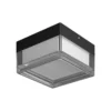 Aplique Decorativo Cuadrado, Para Interior-Exterior, 9W, Blanco, Lucerna