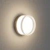 Aplique Decorativo Redondo, Para Interior-Exterior, 9W, Blanco, Lucerna - Imagen 6