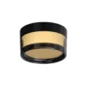 Aplique Decorativo Redondo, Para Interior-Exterior, 9W, Negro, Lucerna - Imagen 4